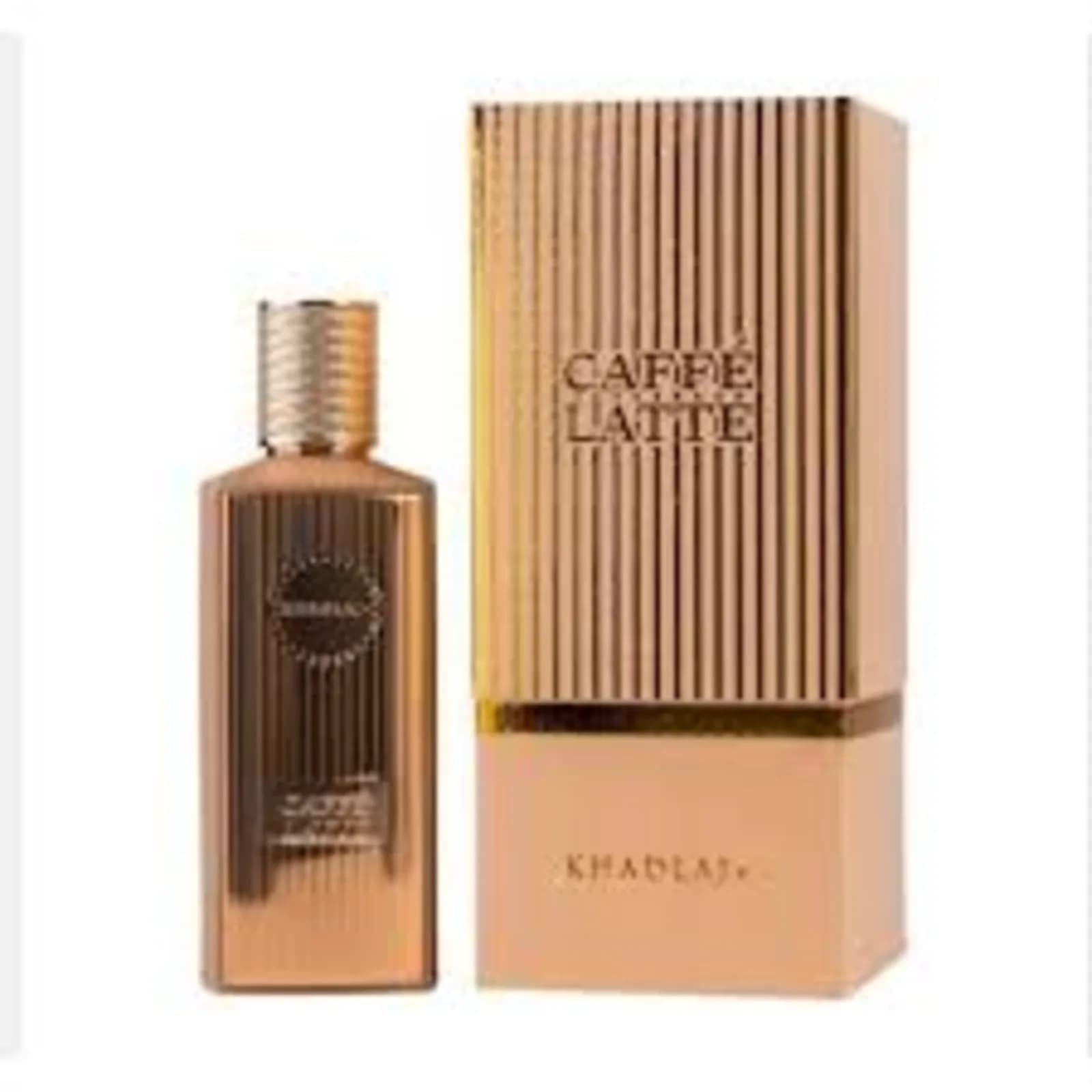Khadlaj Caffe Latte Eau De Parfum (100ml) – Warm Coffee, Creamy Vanilla & Roasted Nut Fragrance Unisex