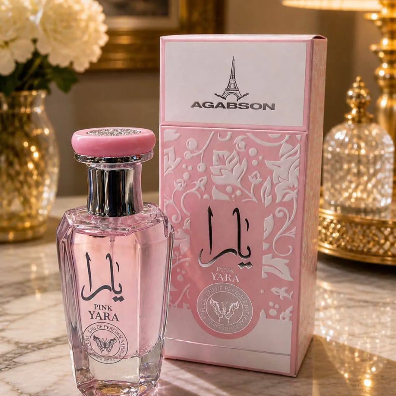 AGABSON Pink Yara Eau De Parfum (100ml) – Sweet & Elegant Floral Fragrance for Women