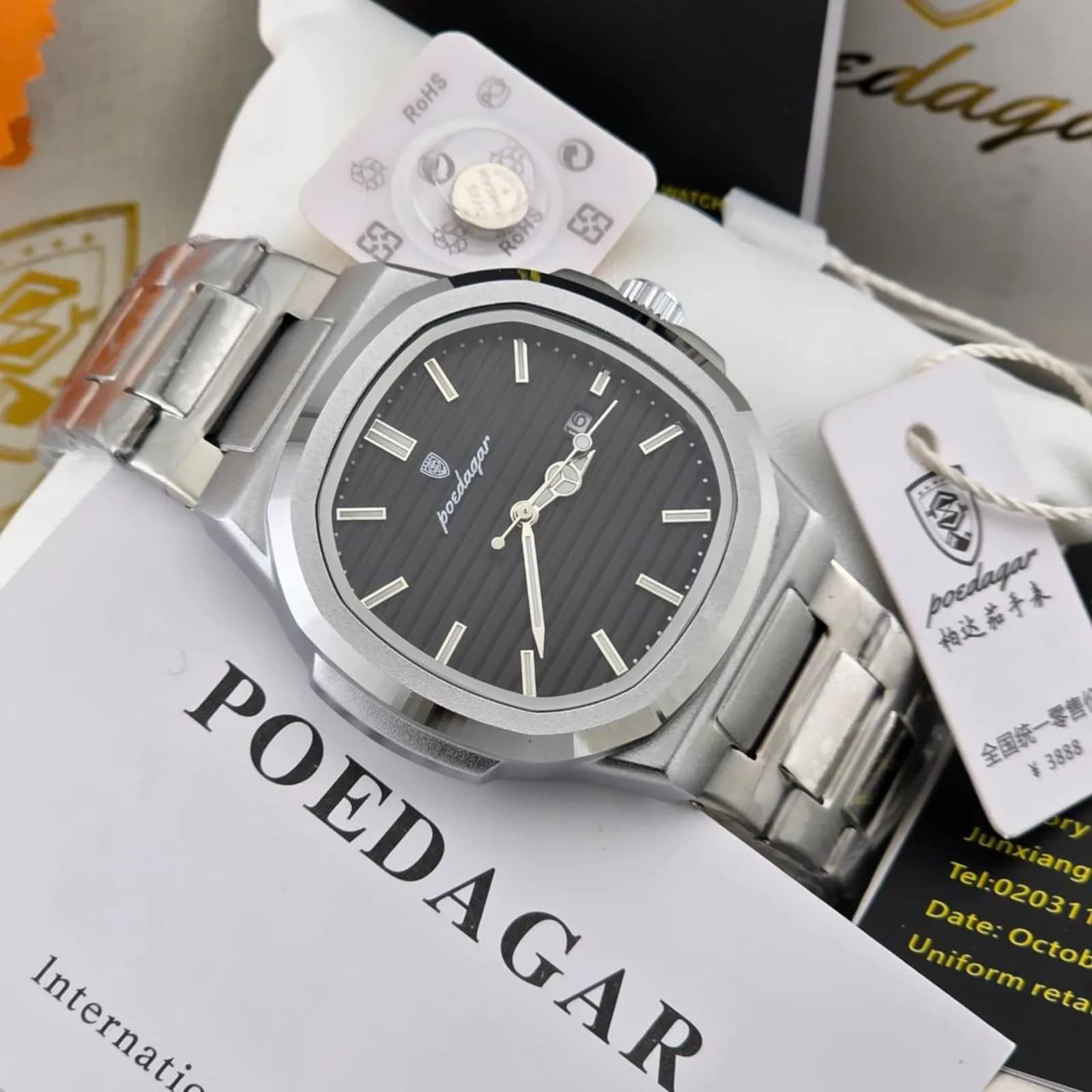 Poedagar Luxury Men's Quartz Watch