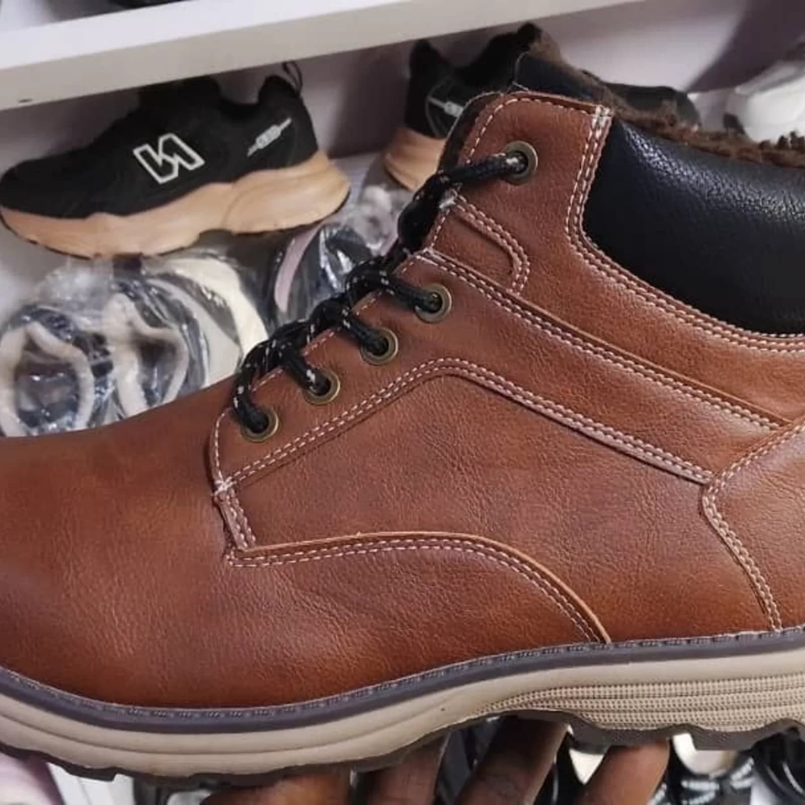 Brown Casual Ankle Boots